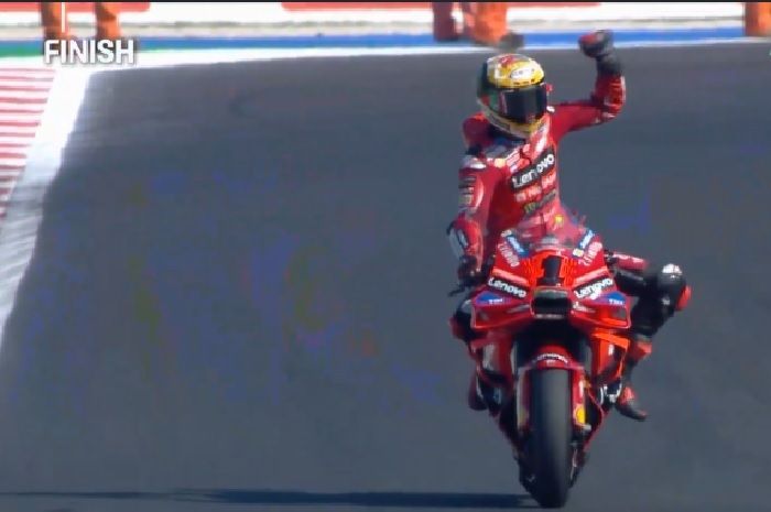 Hasil Sprint MotoGP Emilia Romagna 2024, Giliran Pecco Bagnaia Juara Marc Marquez Cuma Finis Segini